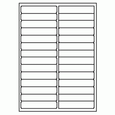 423 - Label Size 97mm x 20mm - 28 labels per sheet